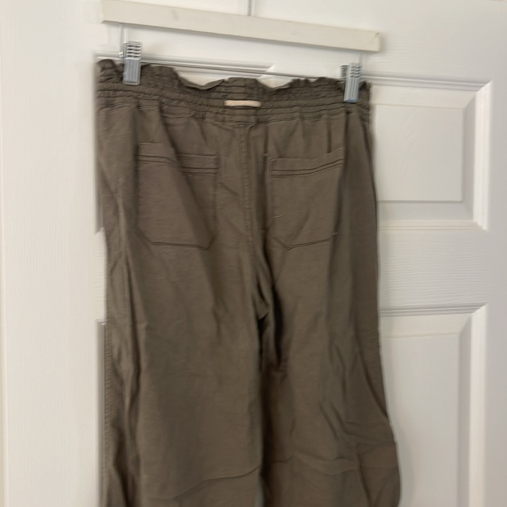 Linen Drawstring Pants - Picture 4 of 4